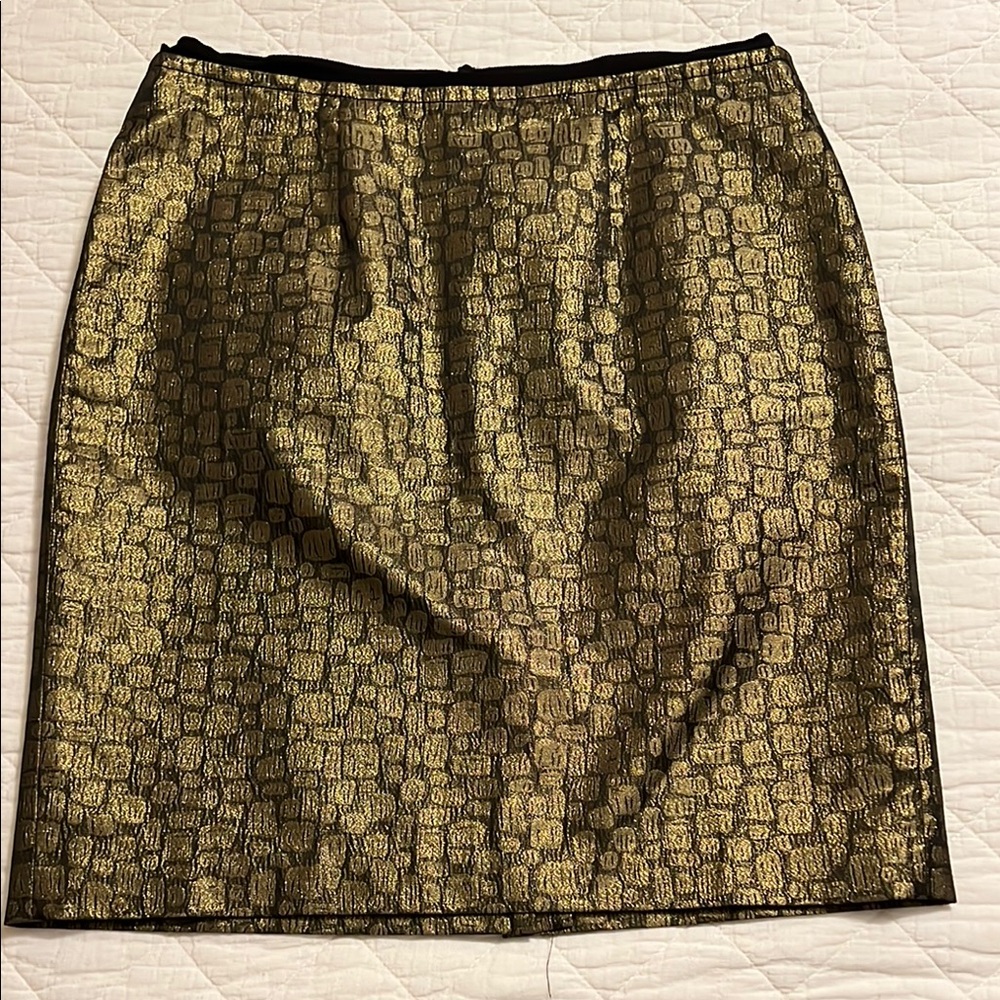 Loft metallic skirt